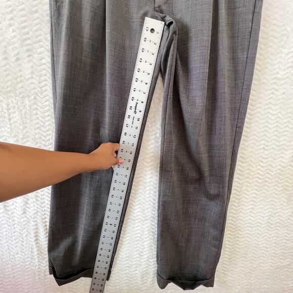 Canali Wool Dress Pants Trousers Brown Tan Micro Dots Mens Sz 40 Waist - Picture 11 of 14